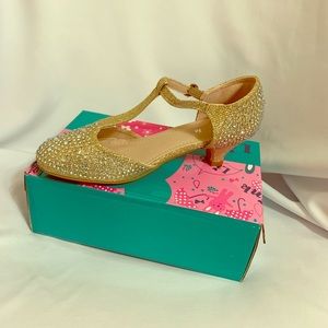 Kids Rhinestone high heels